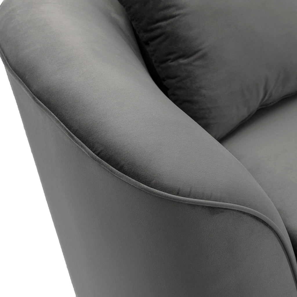 Christopher Knight Home - Canapé incurvé sculptural Allegra de 87 pouces