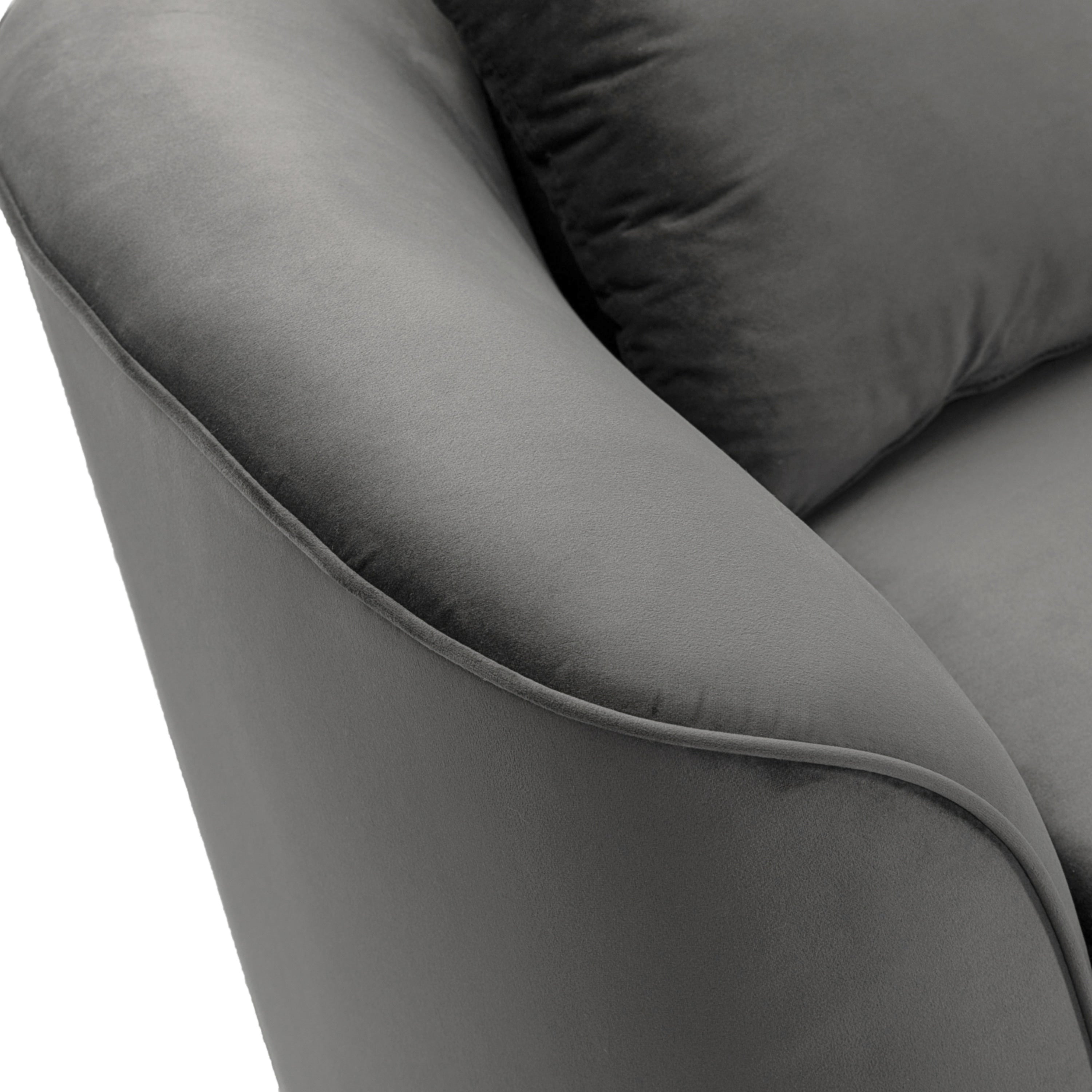 Christopher Knight Home - Canapé incurvé sculptural Allegra de 87 pouces