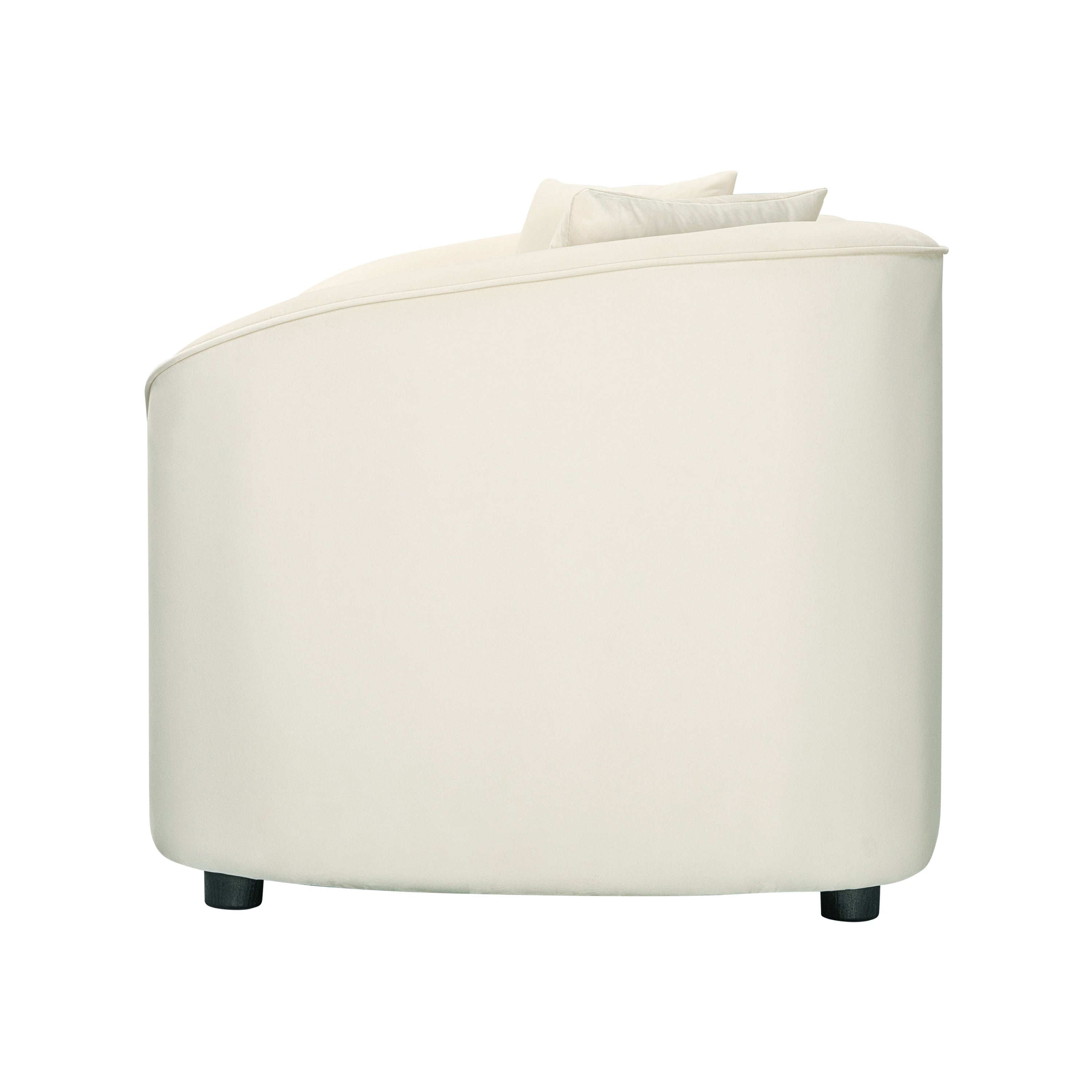 Christopher Knight Home - Canapé incurvé sculptural Allegra de 87 pouces