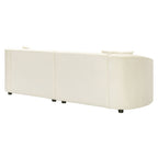 Christopher Knight Home - Canapé incurvé sculptural Allegra de 87 pouces