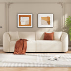 Christopher Knight Home - Canapé incurvé sculptural Allegra de 87 pouces