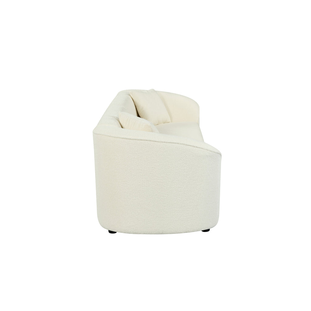 Christopher Knight Home - Canapé incurvé sculptural Allegra de 87 pouces