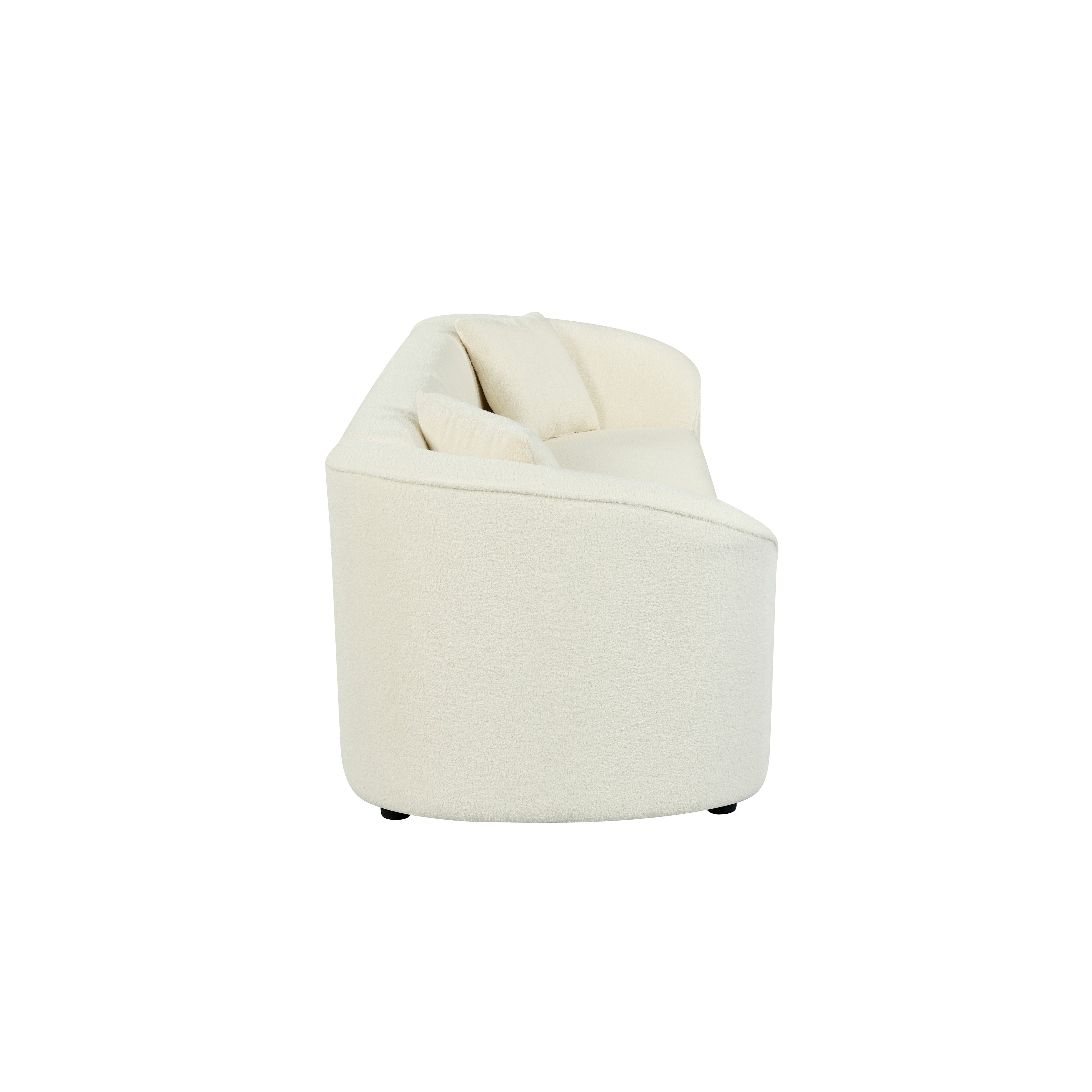 Christopher Knight Home - Canapé incurvé sculptural Allegra de 87 pouces