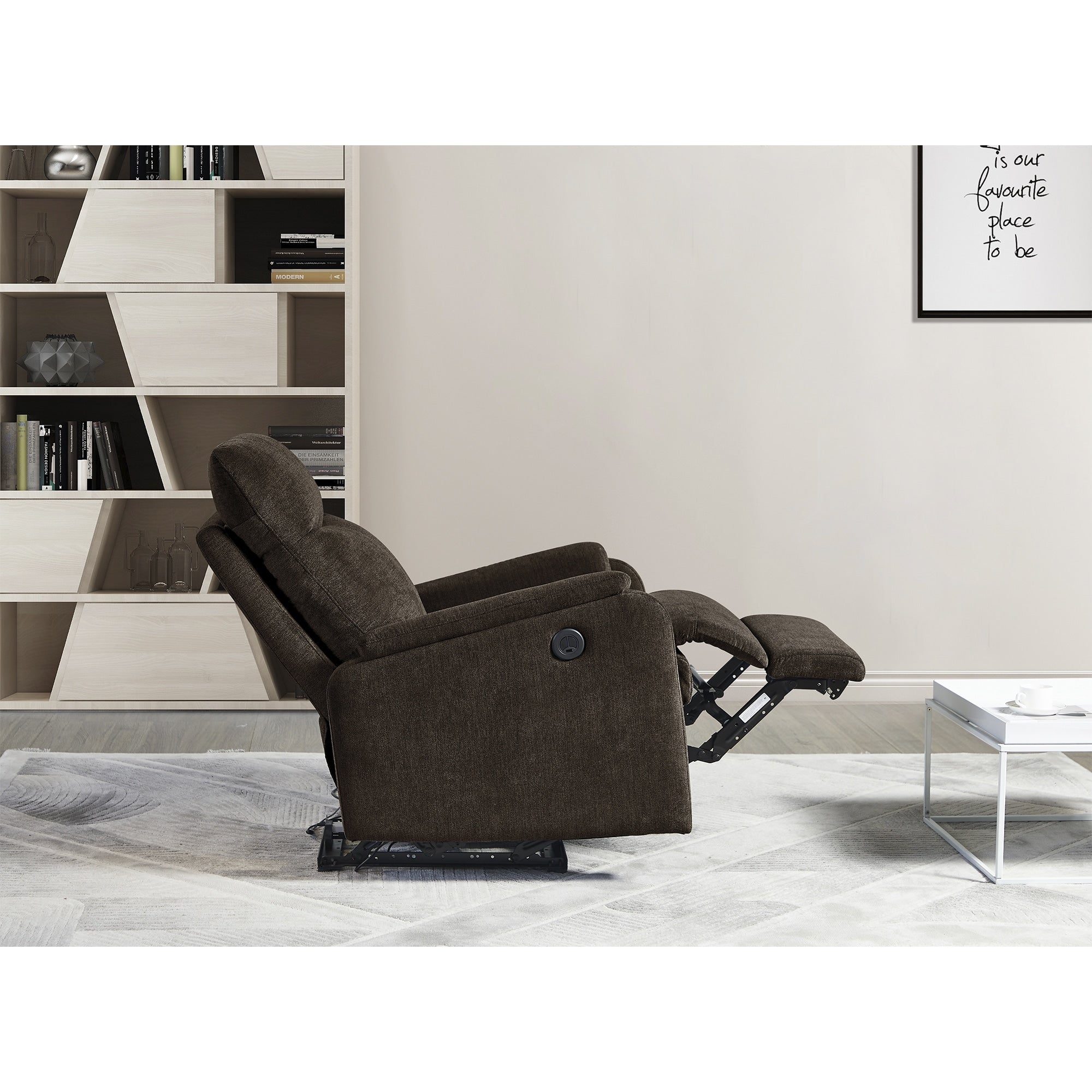 Christopher Knight Home - Fauteuil inclinable électrique Hudson avec chargement USB