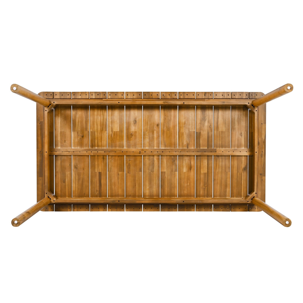 Christopher Knight Home - Ensemble de salle à manger d'extérieur Porter en bois d'acacia 7 pièces