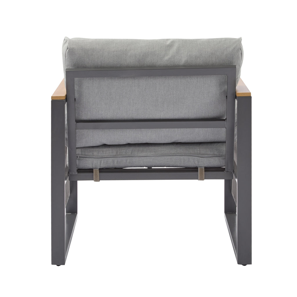 Christopher Knight Home - Ensemble de salon de jardin en métal Lila, 4 pièces