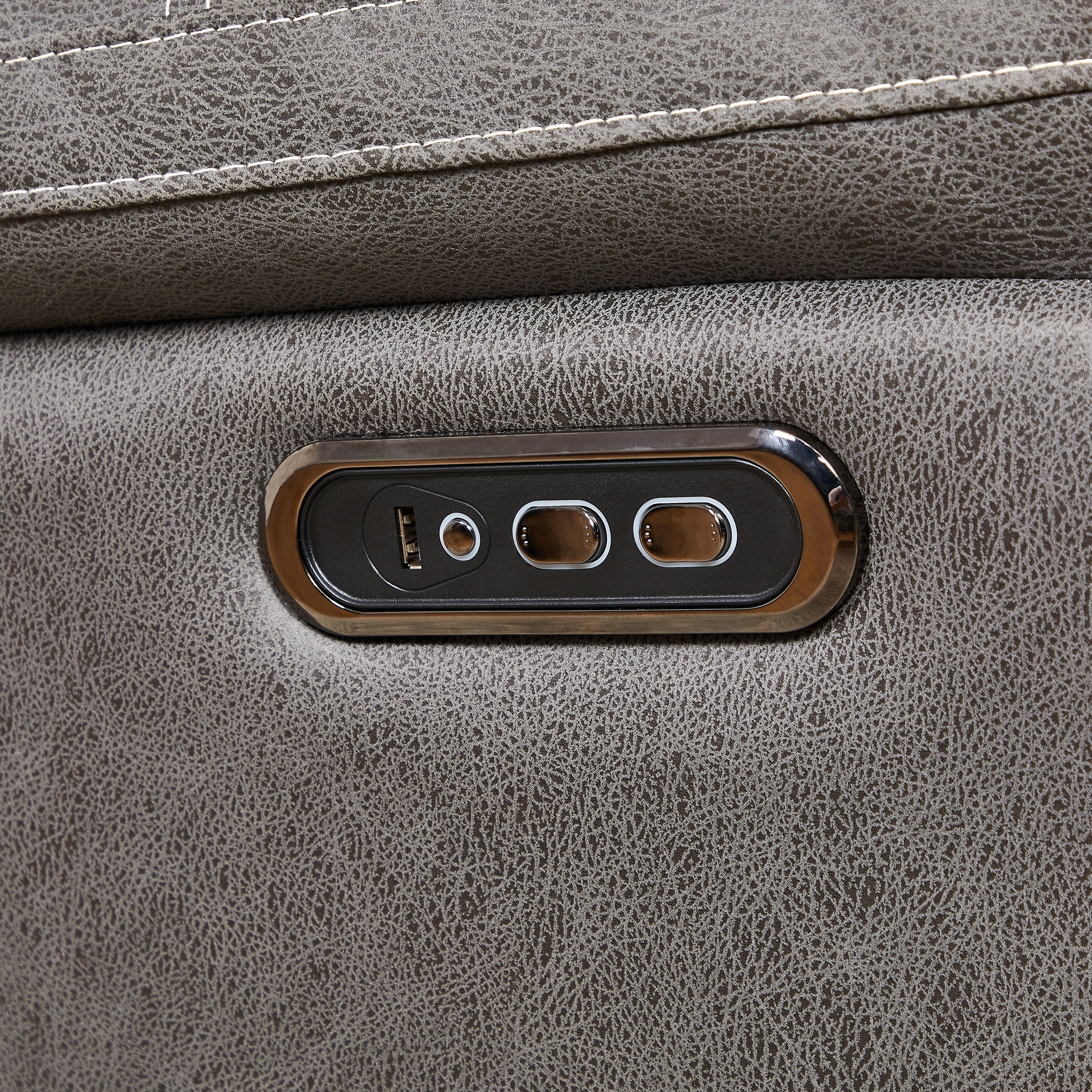 Christopher Knight Home - Fauteuil inclinable pivotant à bascule Liyasi à double moteur OKIN avec position infinie, appui-tête électrique et chargement USB