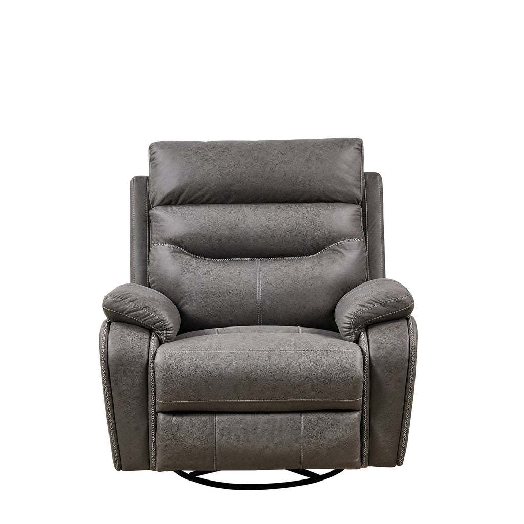 Christopher Knight Home - Fauteuil inclinable pivotant à bascule Liyasi à double moteur OKIN avec position infinie, appui-tête électrique et chargement USB