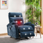 Christopher Knight Home - Fauteuil inclinable électrique Liyasi avec massage, chauffage et fonctions pratiques