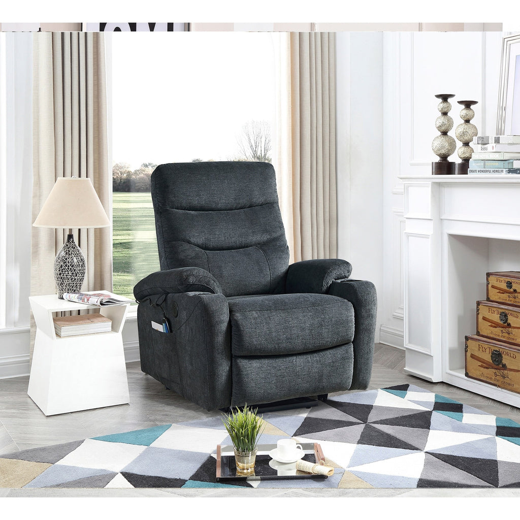 Christopher Knight Home - Fauteuil inclinable électrique Liyasi avec massage, chauffage et fonctions pratiques