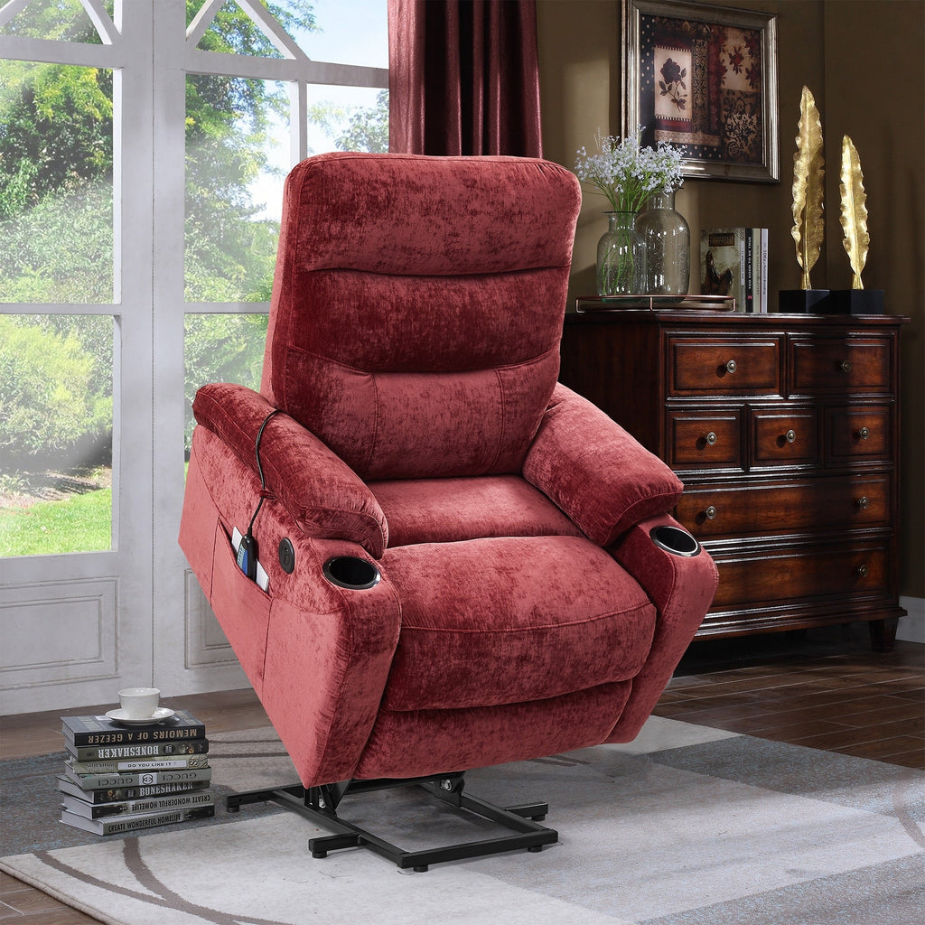 Christopher Knight Home - Fauteuil inclinable électrique Liyasi avec massage, chauffage et fonctions pratiques