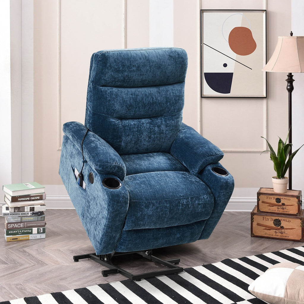 Christopher Knight Home - Fauteuil inclinable électrique Liyasi avec massage, chauffage et fonctions pratiques