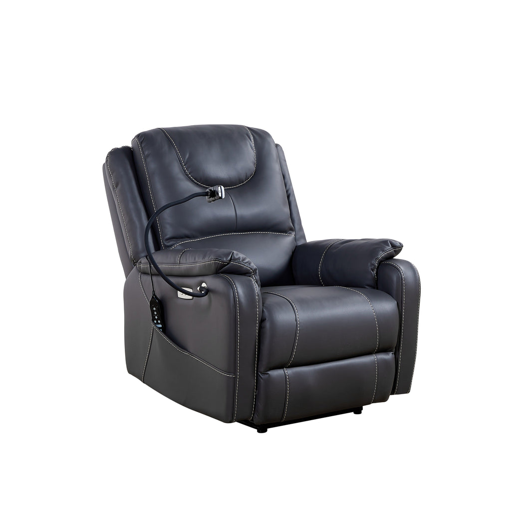 Christopher Knight Home - Fauteuil inclinable électrique Liyasi Zero Gravity avec massage, chauffage, chargement USB et support de téléphone