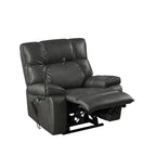 Christopher Knight Home - Fauteuil inclinable électrique avec deux moteurs, massage, chauffage, porte-gobelets et support de téléphone réglable