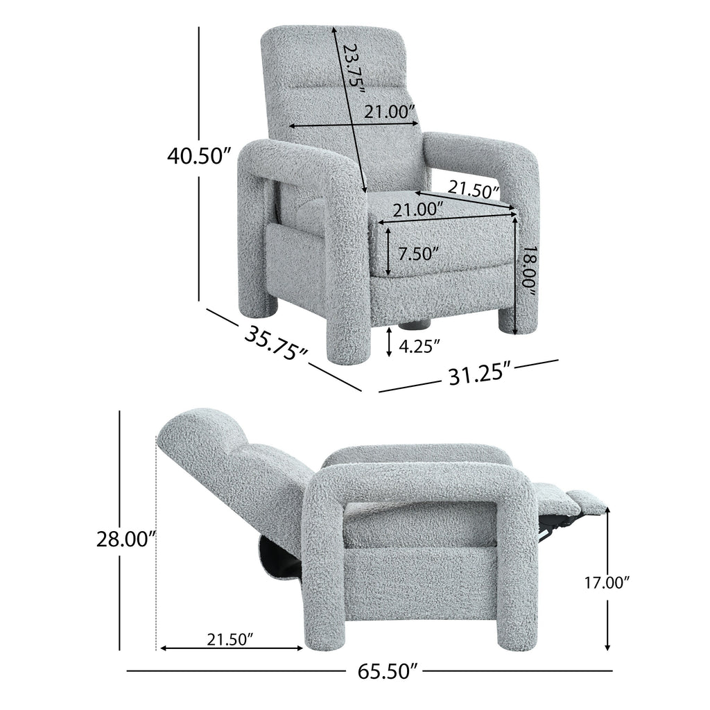 Christopher Knight Home - Fauteuil inclinable avec dossier réglable