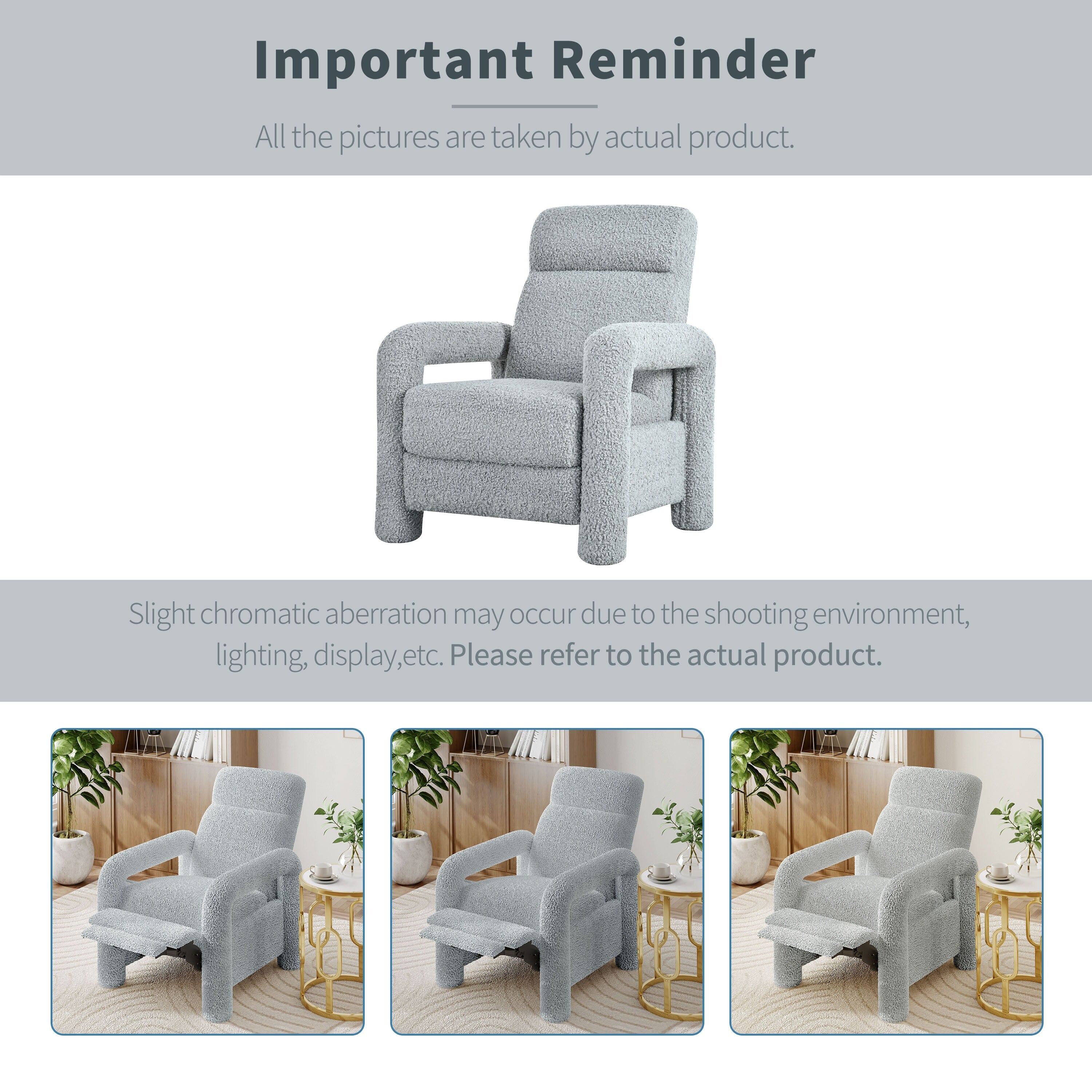 Christopher Knight Home - Fauteuil inclinable avec dossier réglable