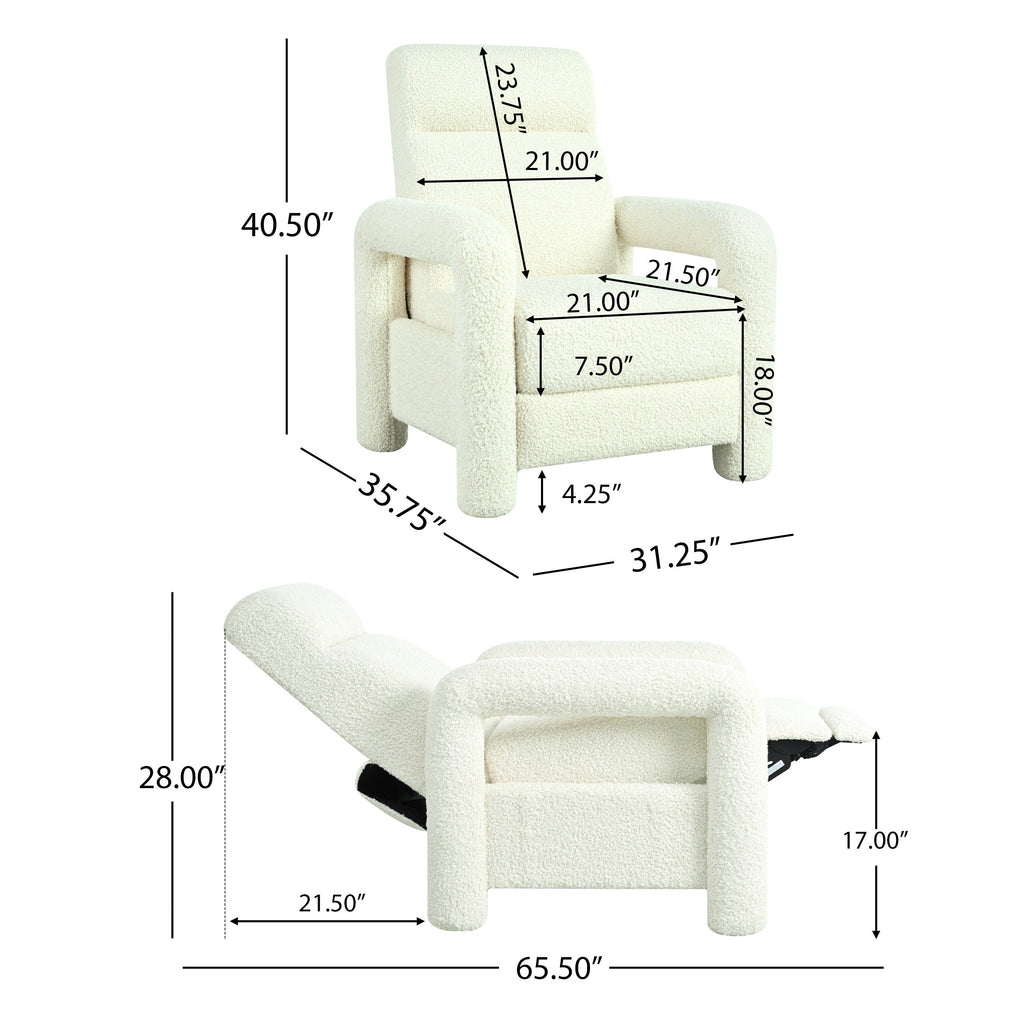 Christopher Knight Home - Fauteuil inclinable avec dossier réglable