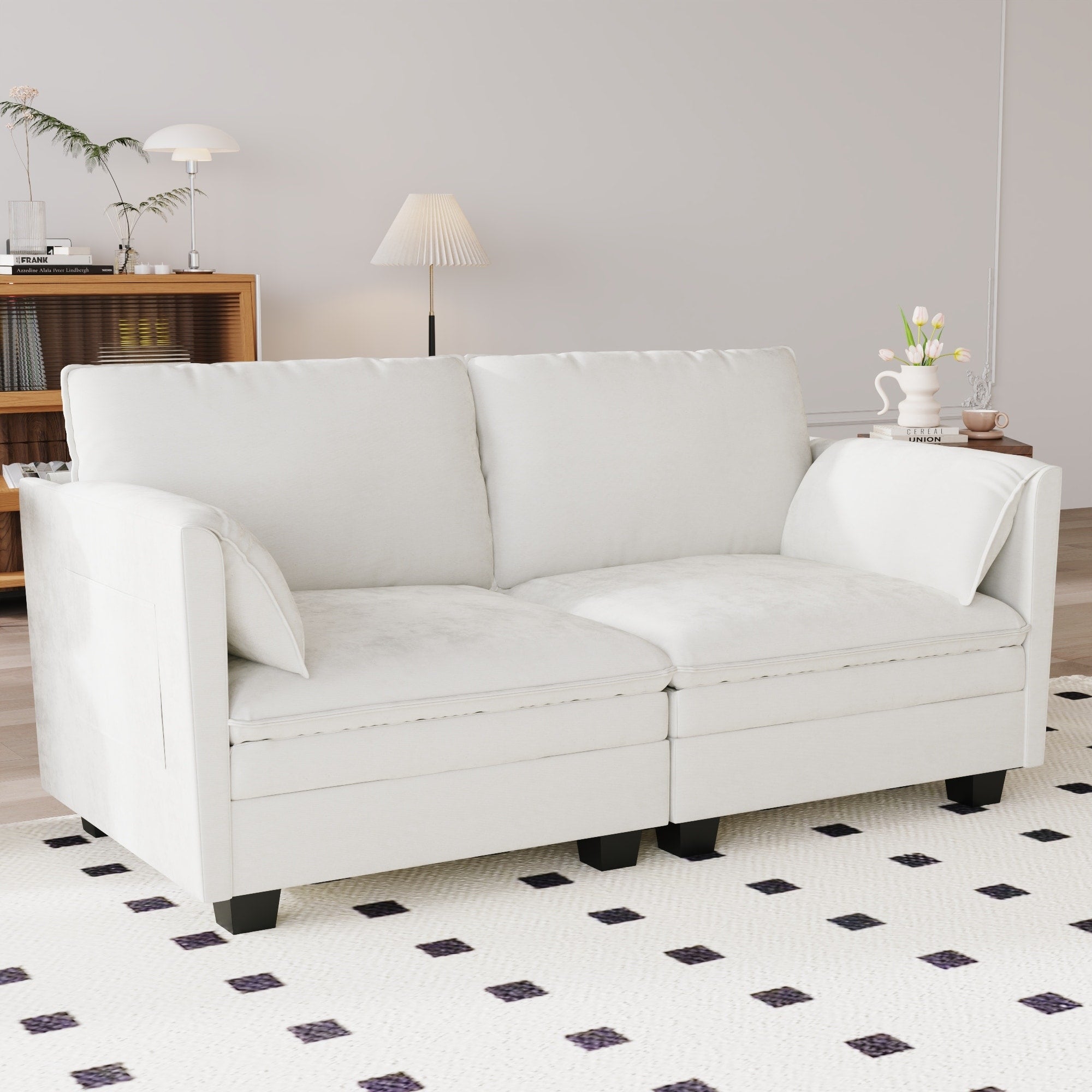 Christopher Knight Home - Canapé causeuse Sophia de style milieu de siècle