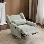 Christopher Knight Home - Fauteuil inclinable pivotant électrique Starling avec base en métal doré