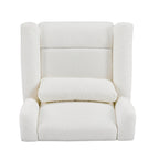 Christopher Knight Home - Fauteuil inclinable pivotant électrique Starling avec base en métal doré