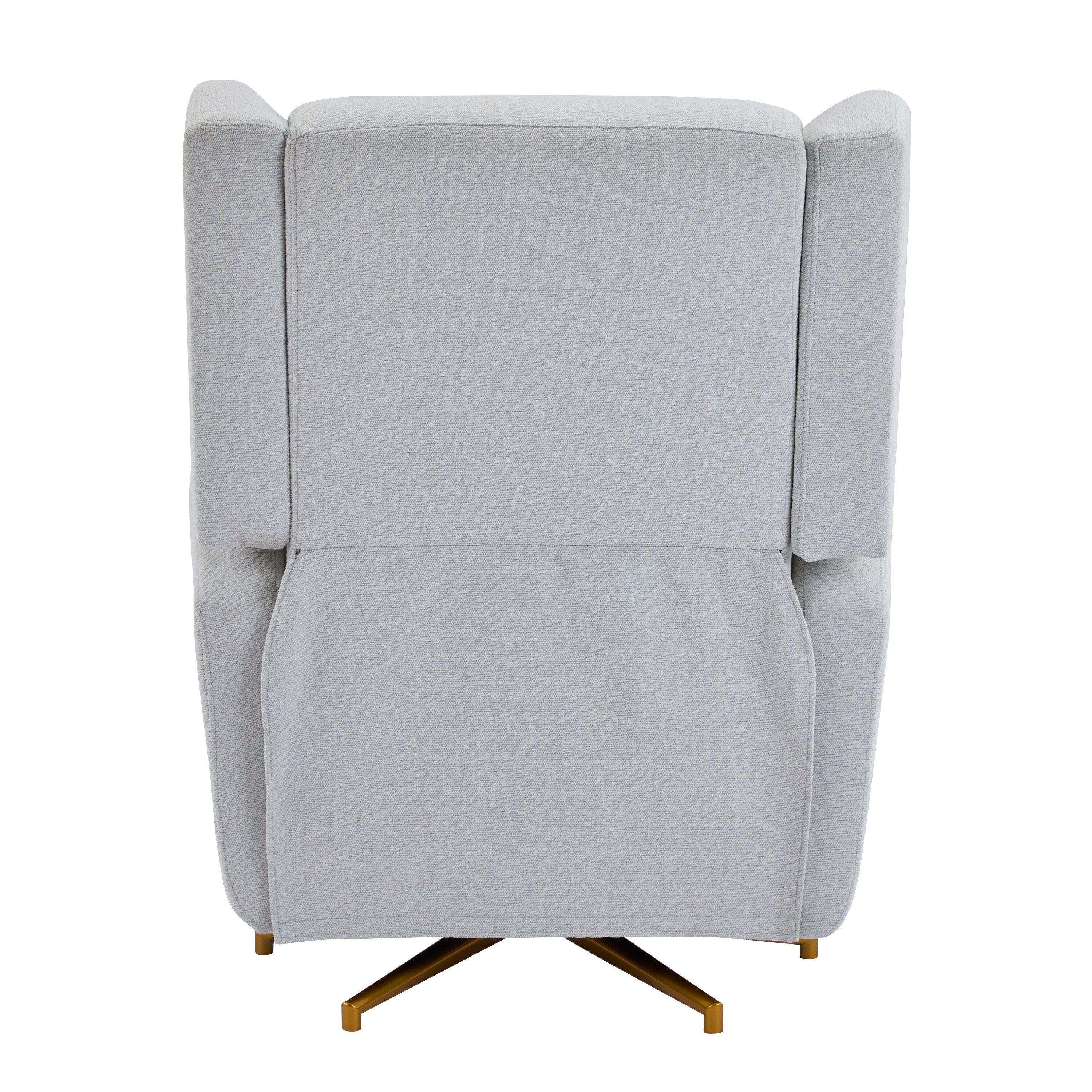 Christopher Knight Home - Fauteuil inclinable pivotant électrique Starling avec base en métal doré