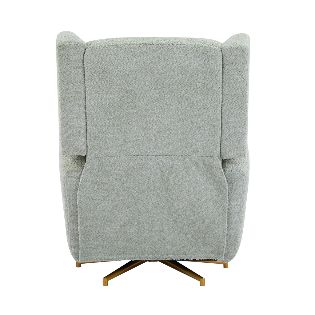 Christopher Knight Home - Fauteuil inclinable pivotant électrique Starling avec base en métal doré