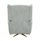 Christopher Knight Home - Fauteuil inclinable pivotant électrique Starling avec base en métal doré