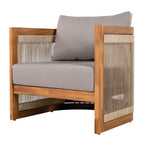 Christopher Knight Home - Ensemble de conversation d'extérieur Sophia 4 pièces en bois d'acacia