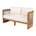 Christopher Knight Home - Ensemble de conversation d'extérieur Sophia 4 pièces en bois d'acacia