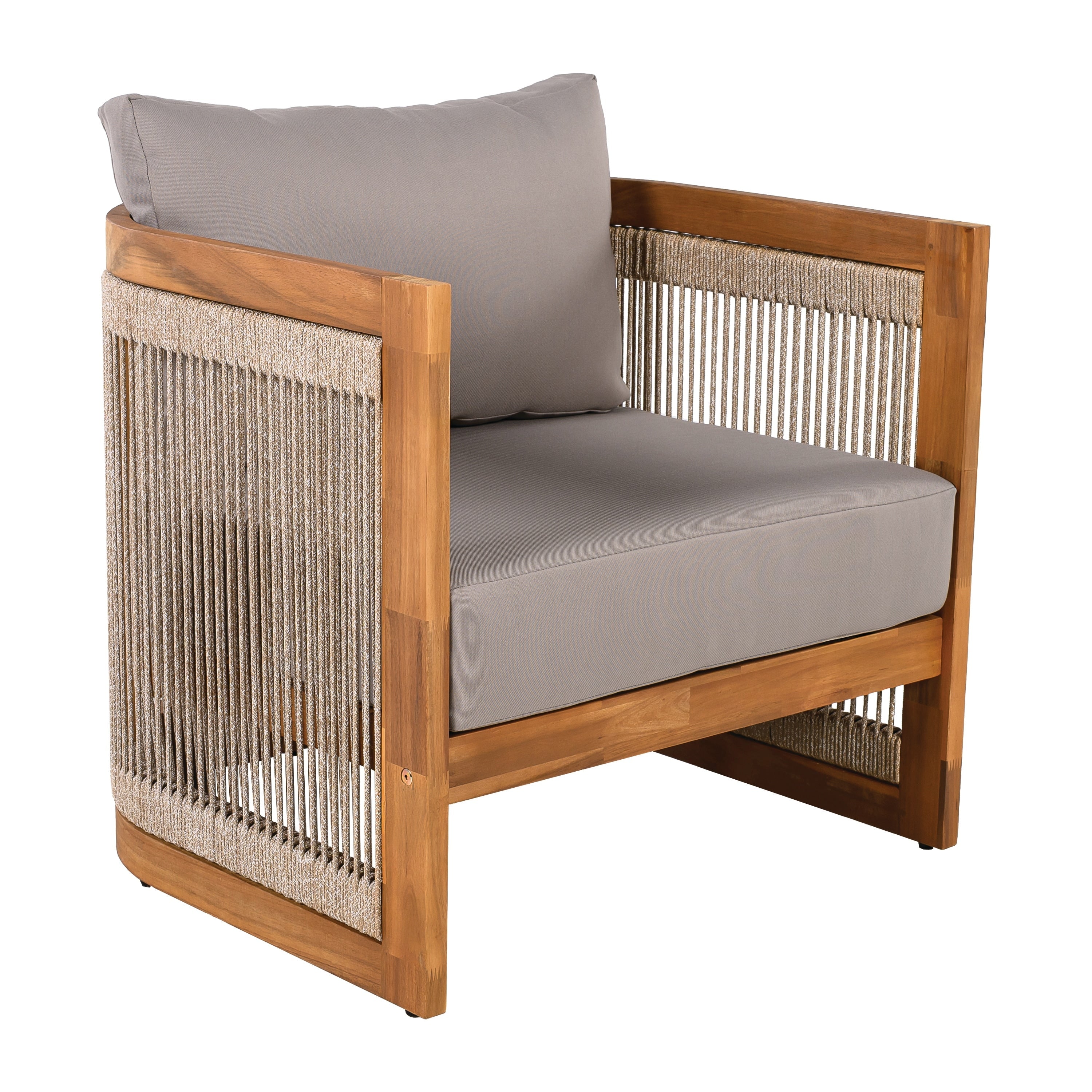 Christopher Knight Home - Ensemble de conversation d'extérieur Sophia 4 pièces en bois d'acacia