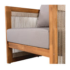 Christopher Knight Home - Ensemble de conversation d'extérieur Sophia 4 pièces en bois d'acacia