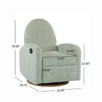 Fauteuil inclinable pivotant et coulissant Christopher Knight Home 360 ​​Boucle