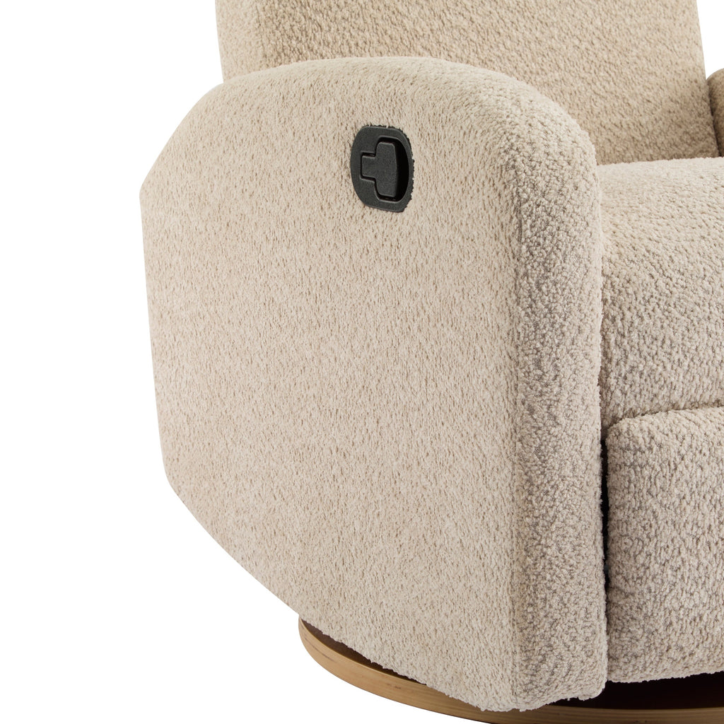 Fauteuil inclinable pivotant et coulissant Christopher Knight Home 360 ​​Boucle
