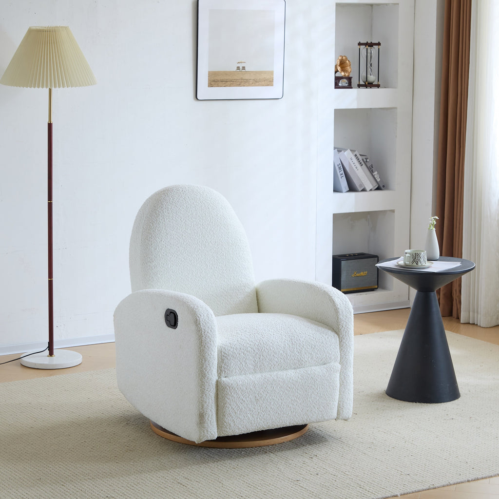 Fauteuil inclinable pivotant et coulissant Christopher Knight Home 360 ​​Boucle