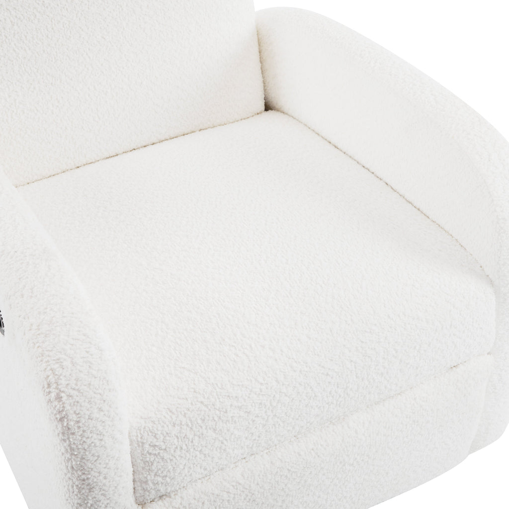 Fauteuil inclinable pivotant et coulissant Christopher Knight Home 360 ​​Boucle