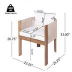 Christopher Knight Home-Ensemble de salle à manger d'extérieur Benjamin en bois d'acacia 7 pièces