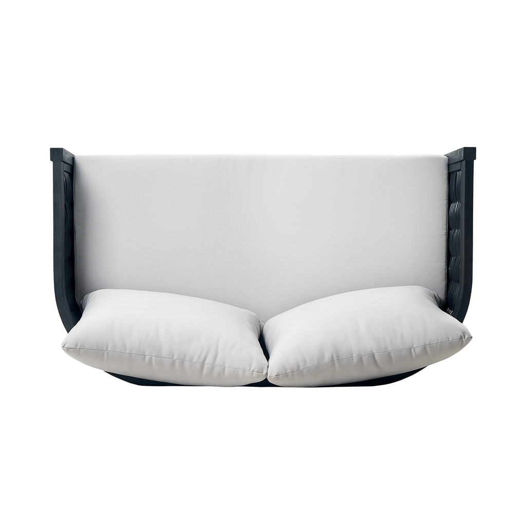 Christopher Knight Home Burchett Ensemble causeuse et table basse d'extérieur en bois d'acacia avec coussins Sunbrella en option