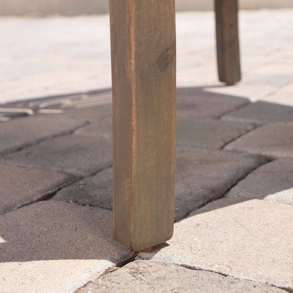 Ensemble de salon de jardin Caydon 4 pièces en bois d'acacia par Christopher Knight Home