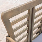 Ensemble de salon de jardin Caydon 4 pièces en bois d'acacia par Christopher Knight Home