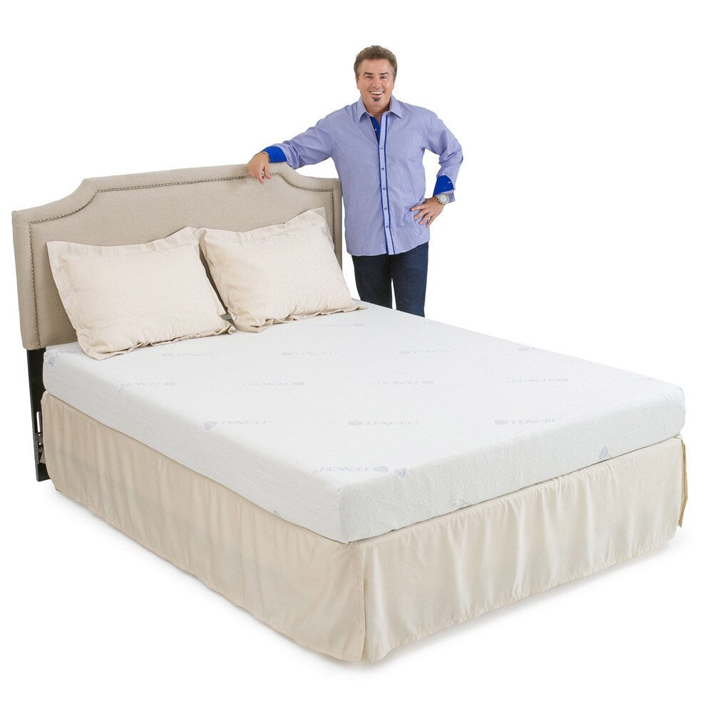 Matelas en mousse à mémoire de forme gel Christopher Knight Home Comfort, ferme et de 20 cm, taille Queen, avec oreillers en prime