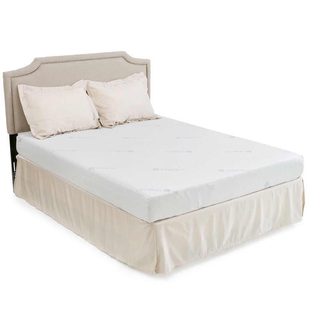 Matelas en mousse à mémoire de forme gel Christopher Knight Home Comfort, ferme et de 20 cm, taille Queen, avec oreillers en prime