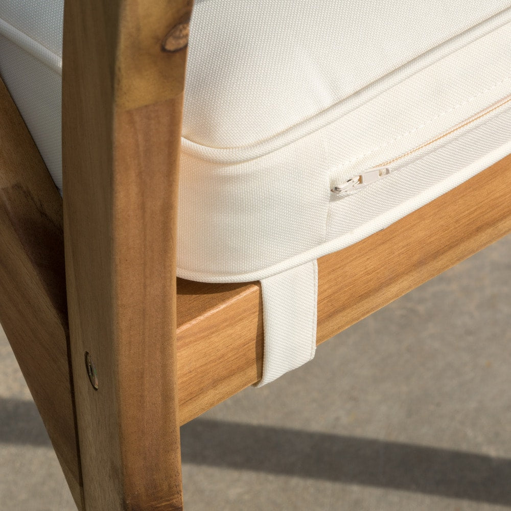 Ensemble bistrot d'extérieur Coronado 3 pièces en bois par Christopher Knight Home - N/A