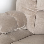 Fauteuil club inclinable en tissu Gannon de Christopher Knight Home