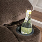 Fauteuil club inclinable en tissu Gannon de Christopher Knight Home