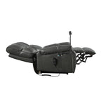 Fauteuil inclinable de massage électrique Christopher Knight Home Motors avec support pour téléphone