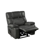 Fauteuil inclinable de massage électrique Christopher Knight Home Motors avec support pour téléphone