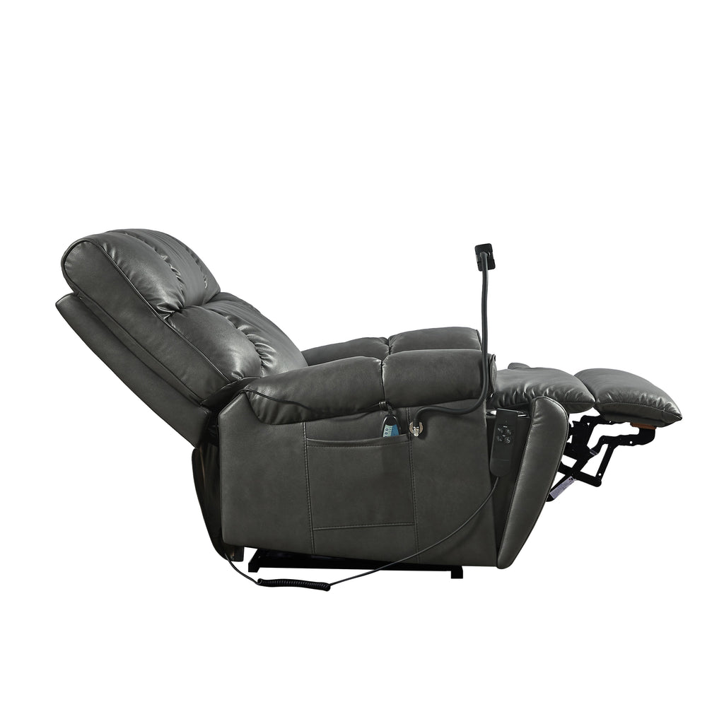 Fauteuil inclinable de massage électrique Christopher Knight Home Motors avec support pour téléphone