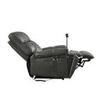 Fauteuil inclinable de massage électrique Christopher Knight Home Motors avec support pour téléphone