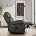 Fauteuil inclinable de massage électrique Christopher Knight Home Motors avec support pour téléphone