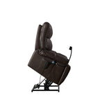 Fauteuil inclinable de massage électrique Christopher Knight Home Motors avec support pour téléphone